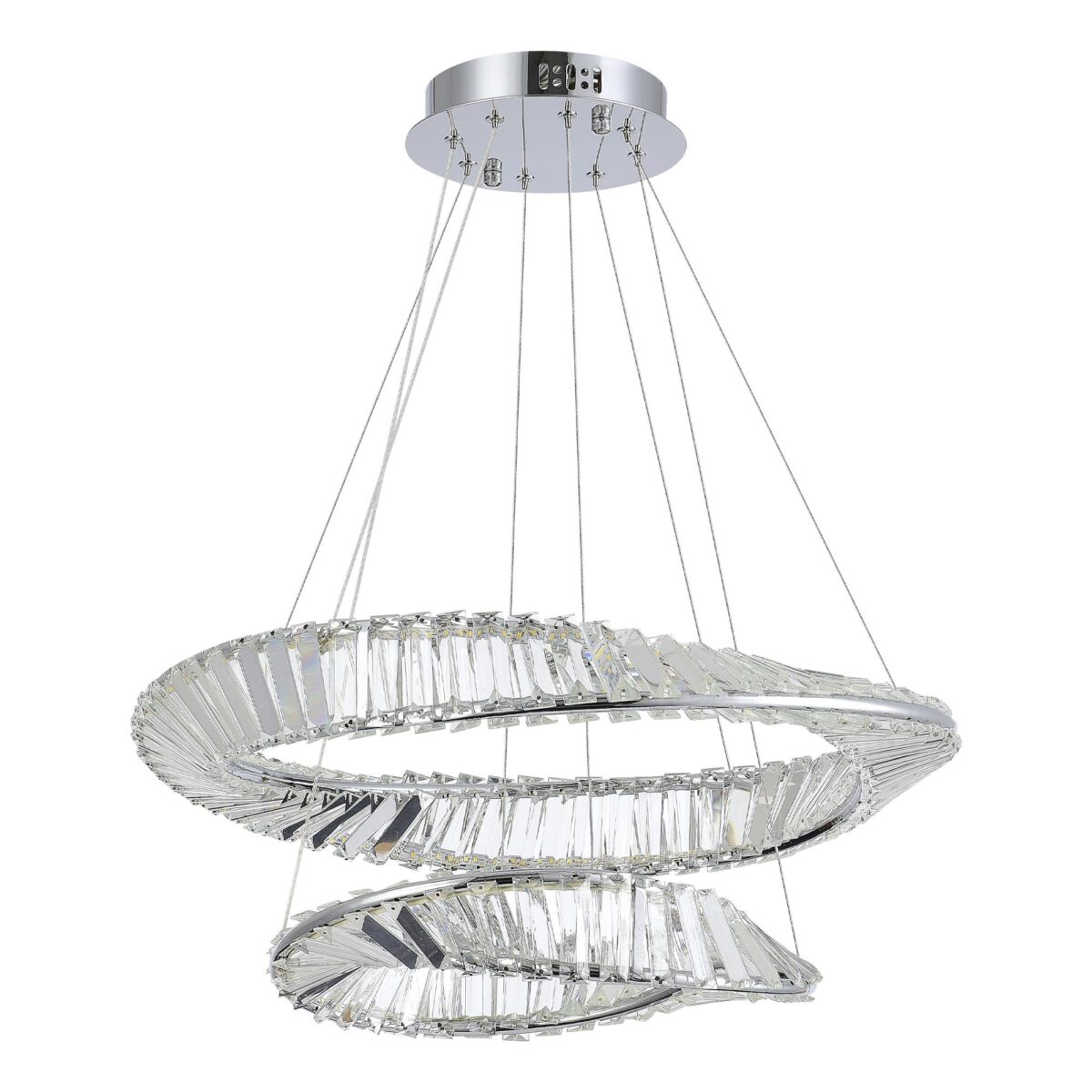 SL6204.101.02 Светильник подвесной ST-Luce Хром/Прозрачный LED 1*52W 4000K РИТОРТО — изображение 2