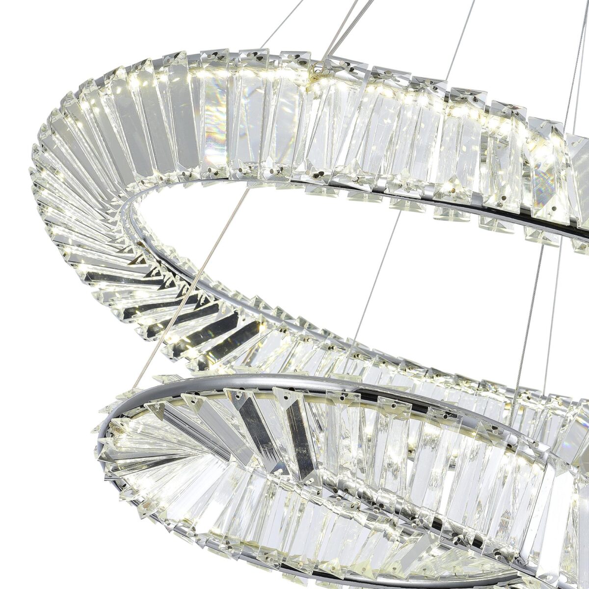 SL6204.101.02 Светильник подвесной ST-Luce Хром/Прозрачный LED 1*52W 4000K РИТОРТО — изображение 3