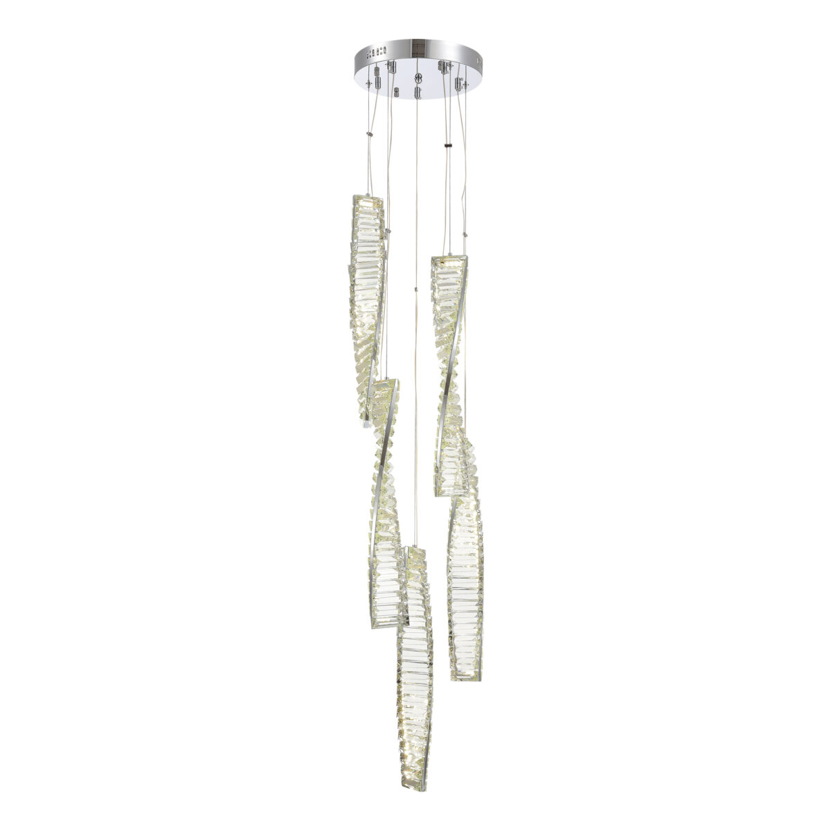 SL6205.103.05 Светильник подвесной ST-Luce Хром/Прозрачный LED 1*55W 4000K ЭЛИКА — изображение 1