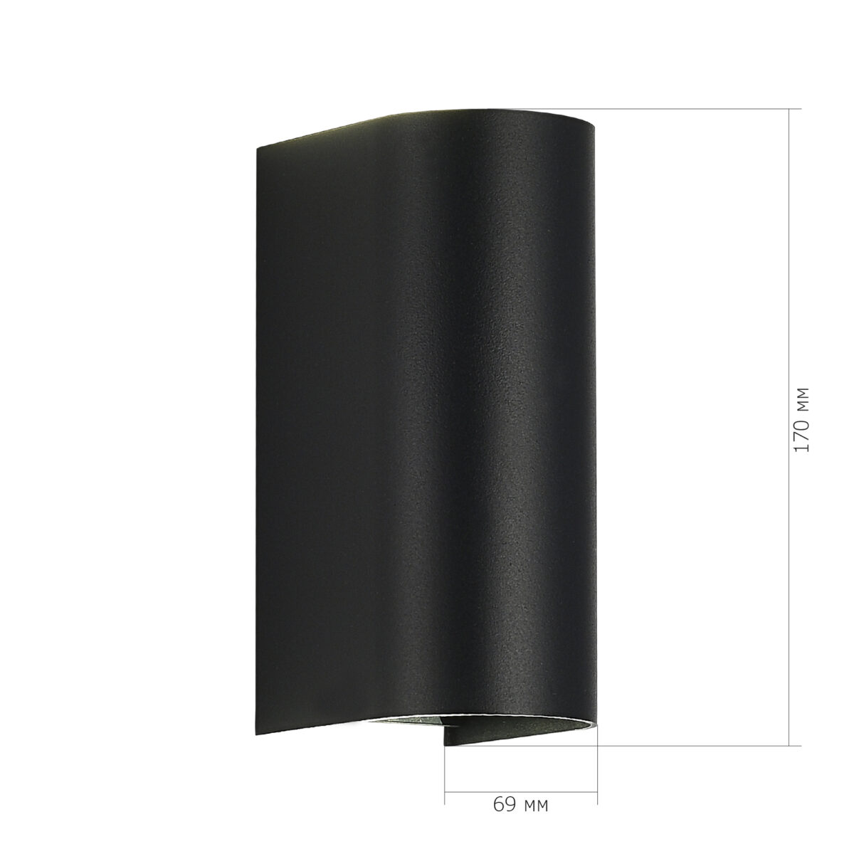 SL9516.401.01 Светильник уличный настенный ST-Luce черный/черный LED 1*10W 3000K/4000K/6500K БУСТО — изображение 3