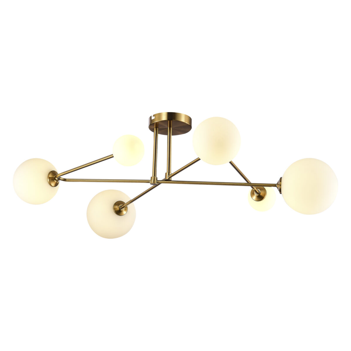 SLE2211-302-06_01W-2 SLE2211-302-06 Светильник потолочный Латунь/Белый G9 LED 6*5W ФАНТИНИ — изображение 1