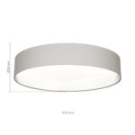 SLE300512-01 Светильник потолочный Никель/Серый, Серебристый LED 1*50W 3000K/4000K/5000K БЕРА — изображение 2