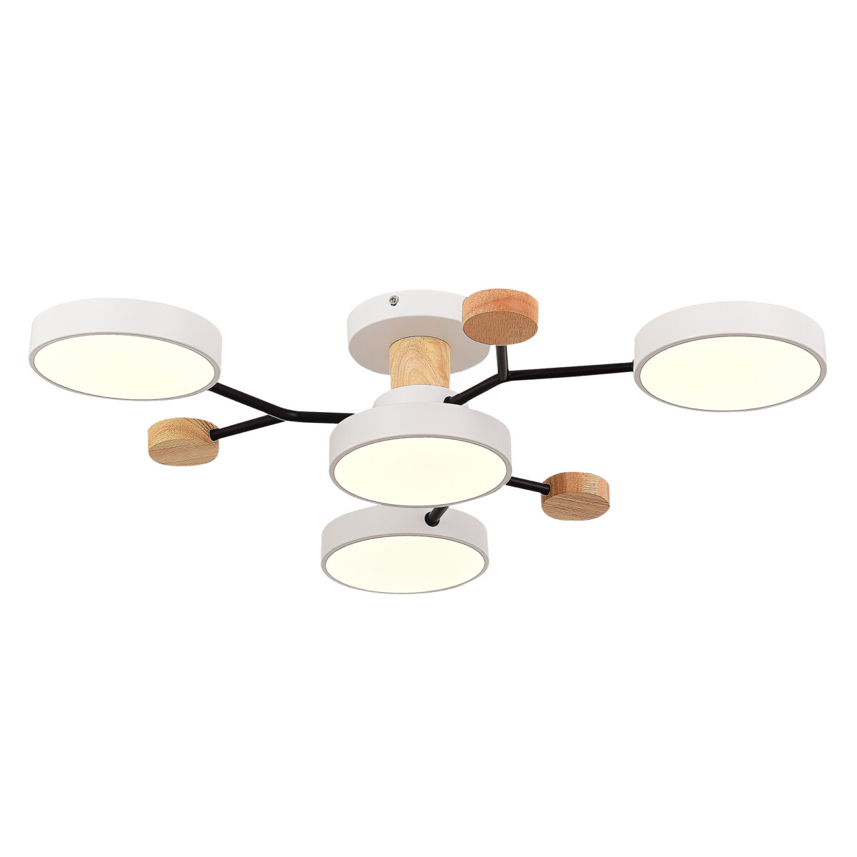 SLE6006-502-04_01W SLE6006-502-04 Светильник потолочный Белый/Белый LED 4*12W 3000K/4500K/6000K ФАЭМА — изображение 1