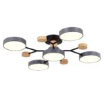 SLE6006-702-05 Светильник потолочный Серый/Серый LED 5*12W 3000K/4500K/6000K 5000Lm ФАЭМА