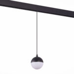 ST358.443.07 Магнитный трековый светильник подвесной Черный LED 1*7W 4000K 520Lm Ra>80 120° IP20 D90 СКАЙЛАЙН 48V — изображение 2