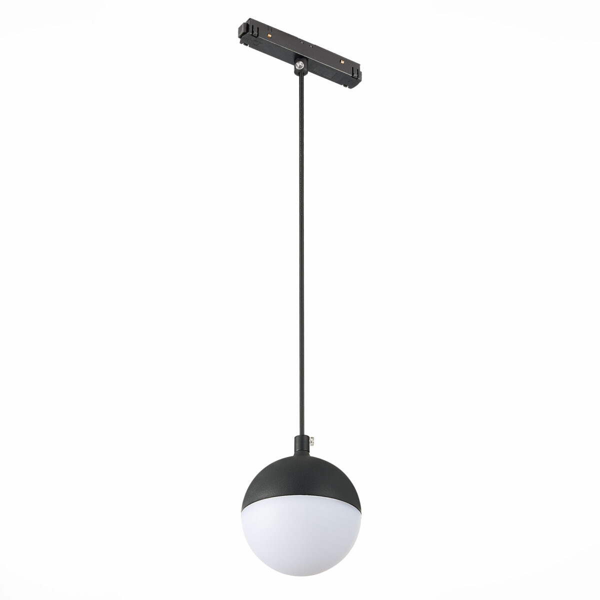 ST358.443.07 Магнитный трековый светильник подвесной Черный LED 1*7W 4000K 520Lm Ra>80 120° IP20 D90 СКАЙЛАЙН 48V — изображение 3