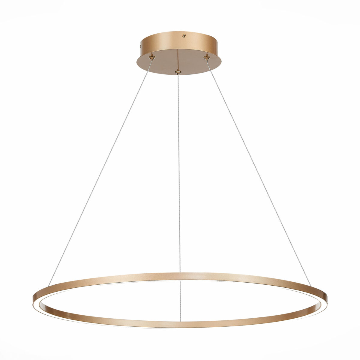 ST605.243.34_01W ST605.243.34 Светильник подвесной ST-Luce Золотистый/Белый LED 1*34W 4000K Подвесные светильники — изображение 1