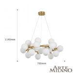 Подвесной светильник BA.55398.D700.G9.25 G Arte Milano (Артемилано) — изображение 3