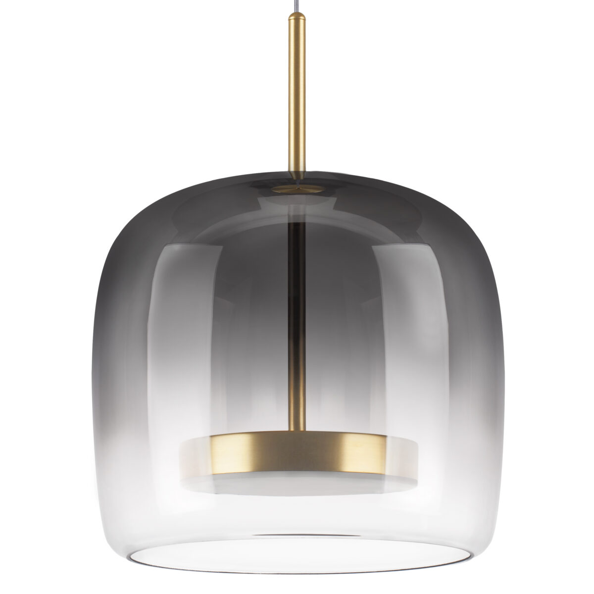 804018 Люстра CUPOLA LED 1х18W 900LM ЗОЛОТО/ДЫМЧАТЫЙ 3000K — изображение 4