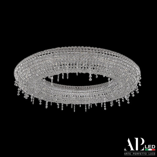 Люстра светодиодная хрустальная S502.0.80.B.4000 Arte Perfetto Luce