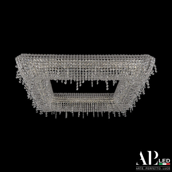 Люстра светодиодная хрустальная S503.0.80.B.3000 Arte Perfetto Luce