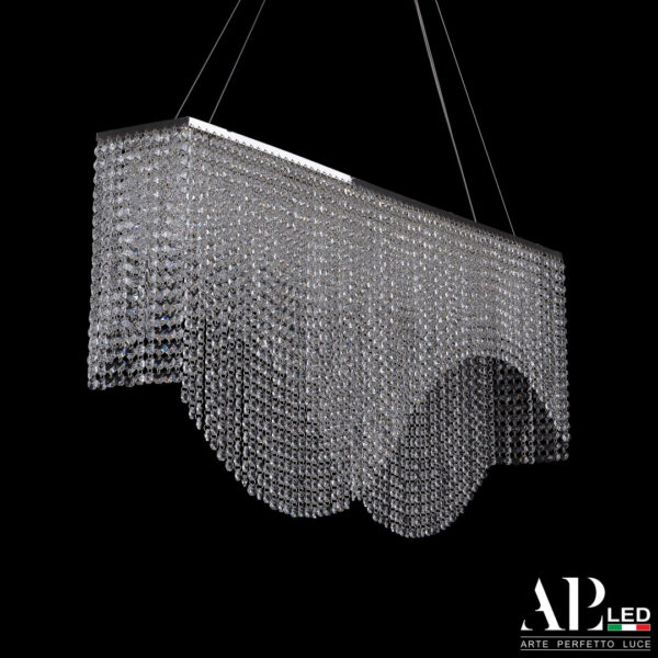 Люстра светодиодная хрустальная S512.0.100.B.3000 Arte Perfetto Luce