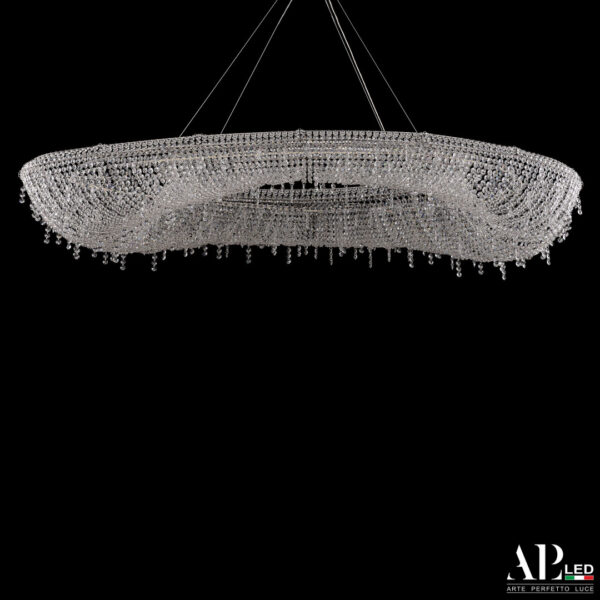 Люстра светодиодная хрустальная S523.0.160.B.4000 Arte Perfetto Luce