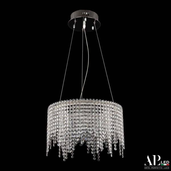 Люстра светодиодная хрустальная SH02.40.B.Ni.4000 Arte Perfetto Luce