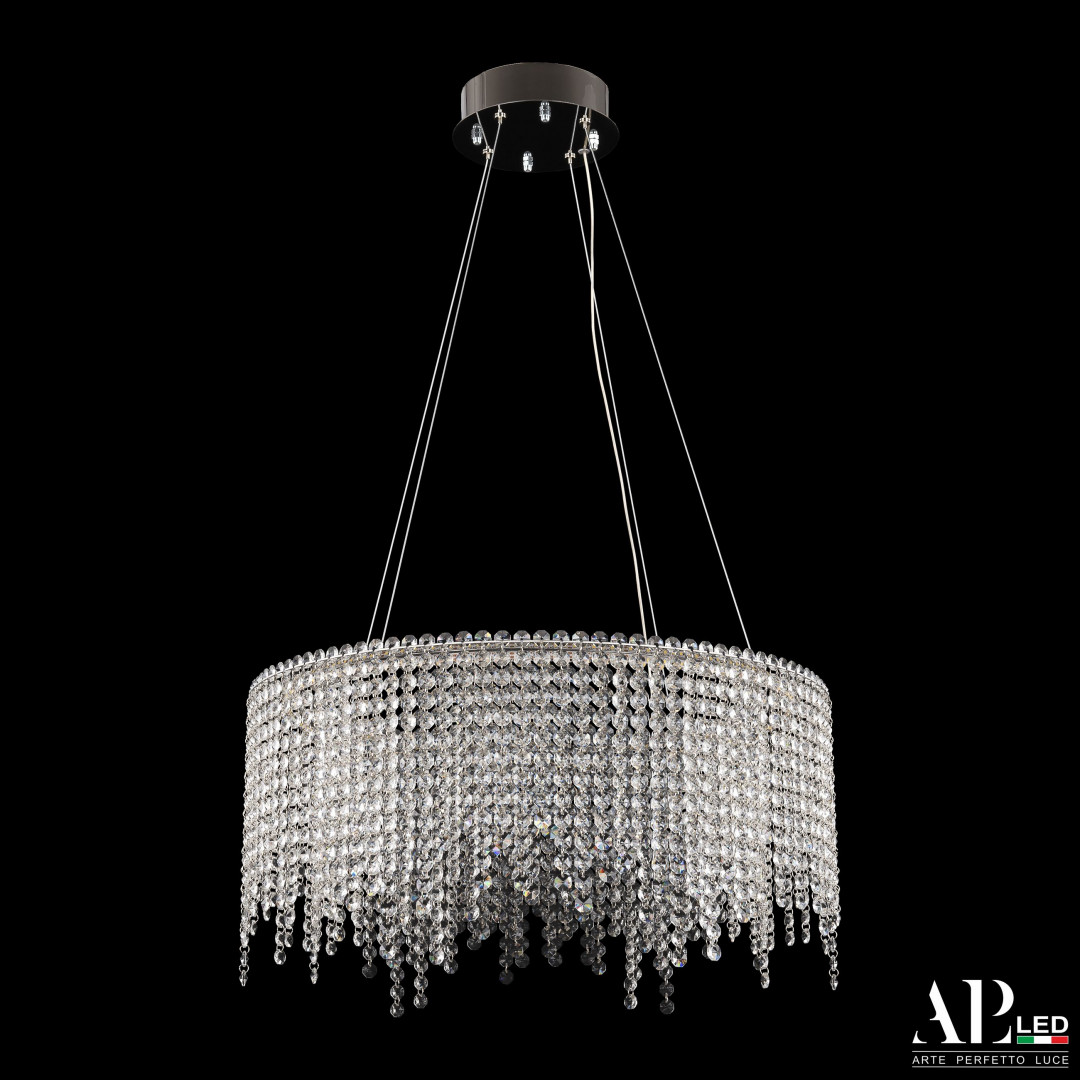 sh02.55.b.ni_.4000 Люстра светодиодная хрустальная SH02.55.B.Ni.4000 Arte Perfetto Luce — изображение 1