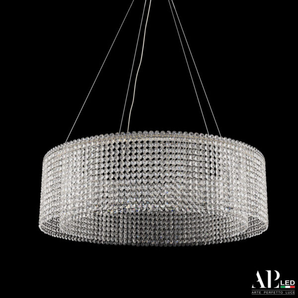 Люстра светодиодная хрустальная SH02.73.A.Ni.4000 Arte Perfetto Luce