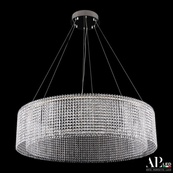 Люстра светодиодная хрустальная SH02.93.A.Ni.4000 Arte Perfetto Luce
