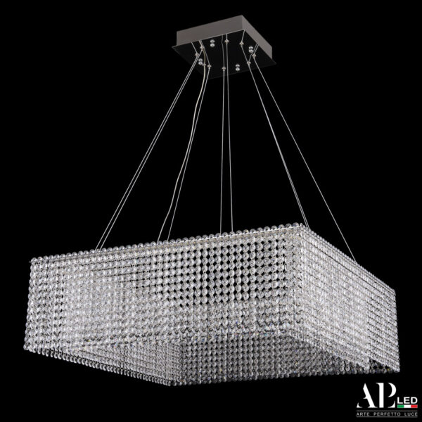 Люстра светодиодная хрустальная SH04.71.A.Ni.4000 Arte Perfetto Luce