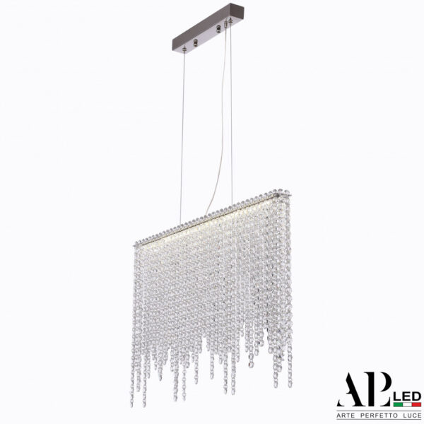 Люстра светодиодная хрустальная SH06.50.B.Ni.4000 Arte Perfetto Luce