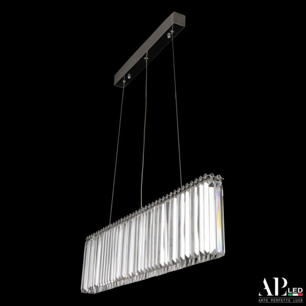Люстра светодиодная хрустальная SH08.90.A.Ni.4000 Arte Perfetto Luce