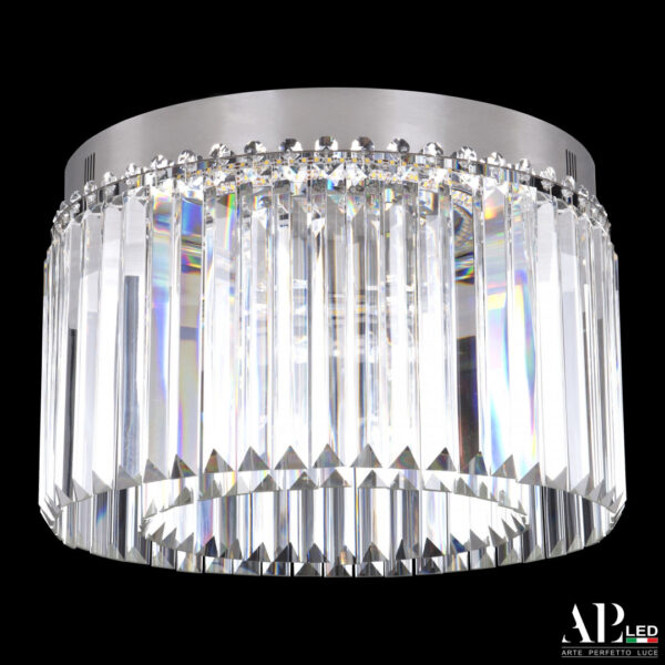 Люстра светодиодная хрустальная SH09.40.A.Ni.4000.PK Arte Perfetto Luce