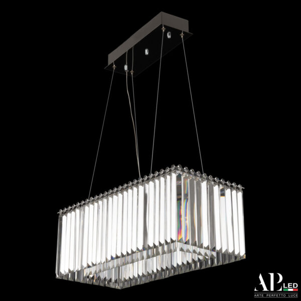 Люстра светодиодная хрустальная SH11.57.A.Ni.4000 Arte Perfetto Luce