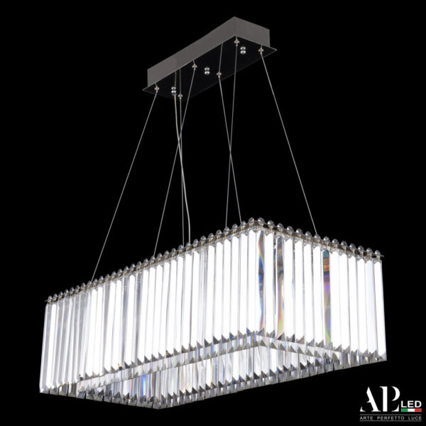 Люстра светодиодная хрустальная SH11.74.A.Gd.4000 Arte Perfetto Luce