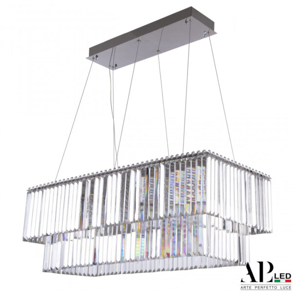Люстра светодиодная хрустальная SH11.92.C.Ni.4000 Arte Perfetto Luce