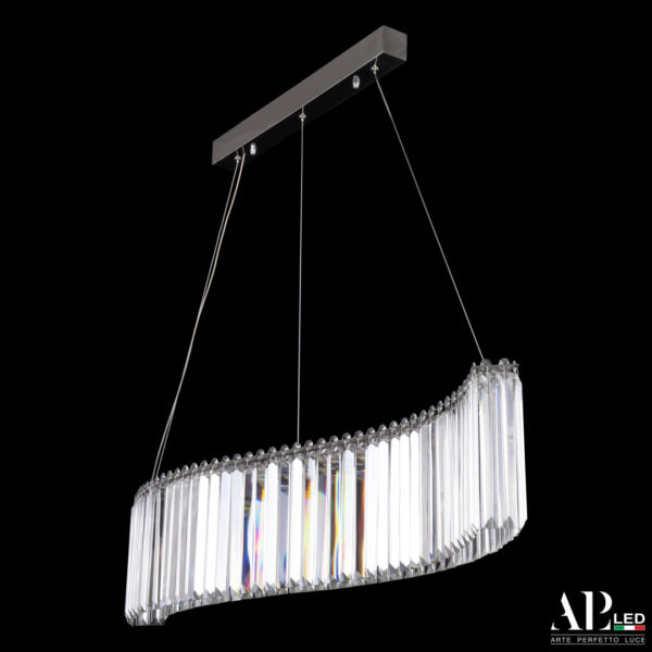 Люстра светодиодная хрустальная SH12.100.A.Ni.4000 Arte Perfetto Luce