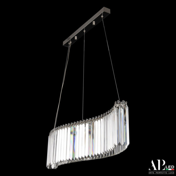 Люстра светодиодная хрустальная SH12.80.A.Ni.4000 Arte Perfetto Luce