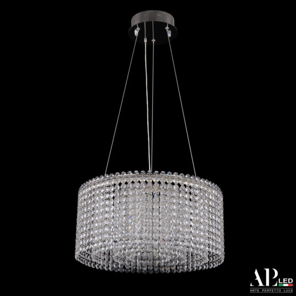 Люстра светодиодная хрустальная SH13.40.A.Ni.4000 Arte Perfetto Luce