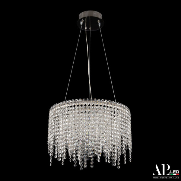 Люстра светодиодная хрустальная SH13.40.B.Ni.4000 Arte Perfetto Luce