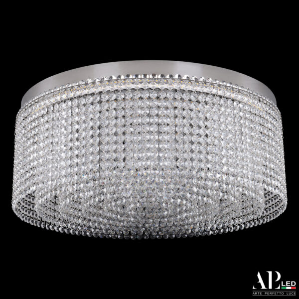Люстра светодиодная хрустальная SH13.60.A.Ni.3000.PK.Z Arte Perfetto Luce