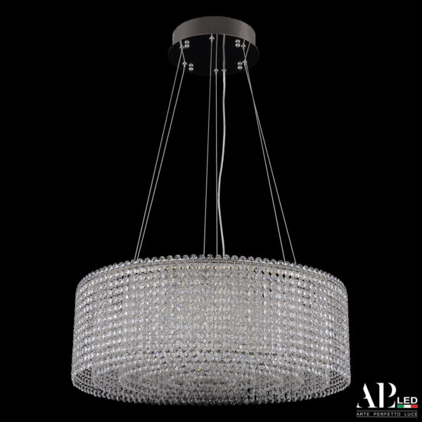 Люстра светодиодная хрустальная SH13.60.A.Ni.4000 Arte Perfetto Luce