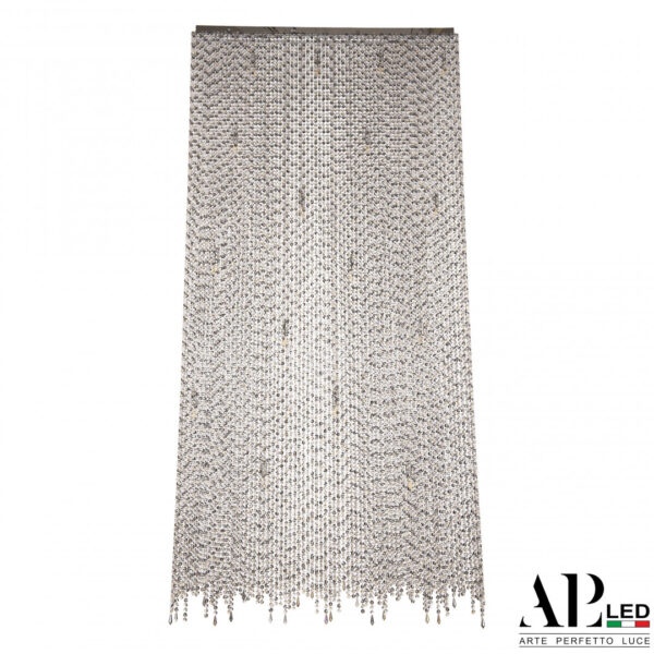 Люстра хрустальная каскадная SH14.120-260.G.E14.Ni.Clear.801.733.РК Arte Perfetto Luce