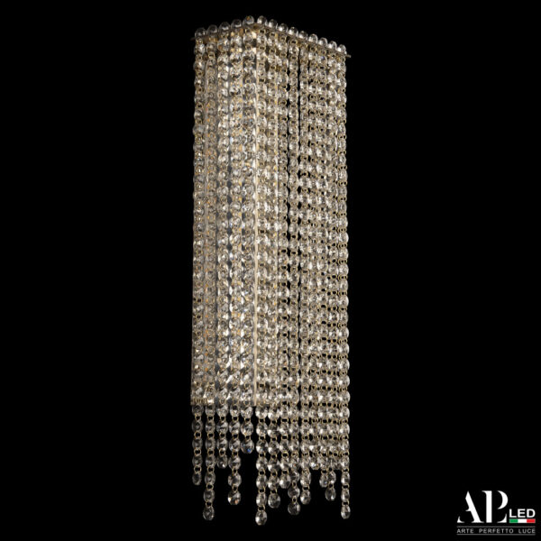 Бра светодиодные хрустальные SH500.B1.16-45.B.Gd.3000 Arte Perfetto Luce