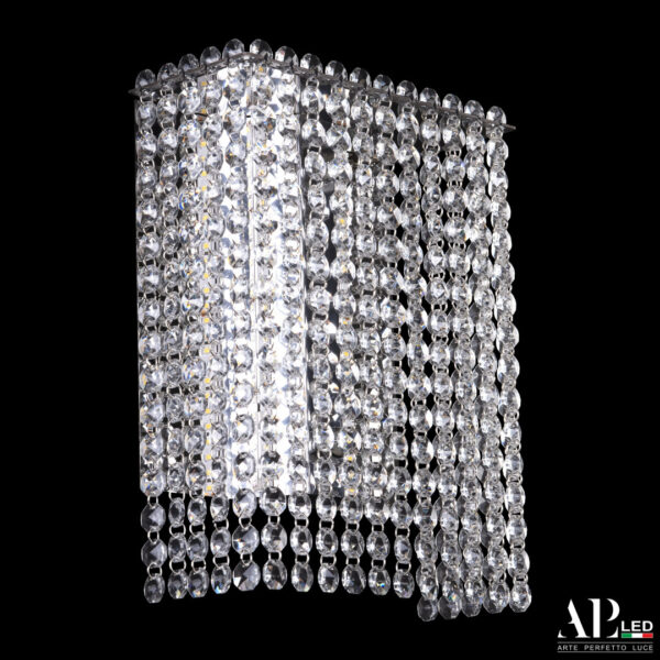 Бра светодиодные хрустальные SH500.B1.20-27.A.Ni.4000 Arte Perfetto Luce