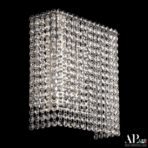 Бра светодиодные хрустальные SH500.B1.25-27.A.Ni.4000 Arte Perfetto Luce