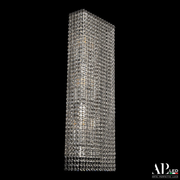 Бра хрустальный каскад SH500.B1.25-70.A.Ni.E14 Arte Perfetto Luce