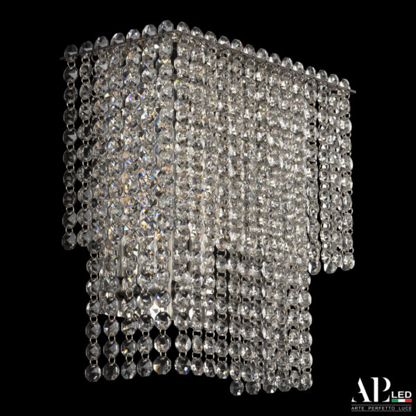 Бра хрустальный каскад SH500.B3.25-27.A.Ni.E14 Arte Perfetto Luce