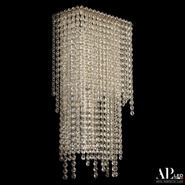 Бра светодиодные хрустальные SH500.B3.25-45.B.Gd.3000 Arte Perfetto Luce