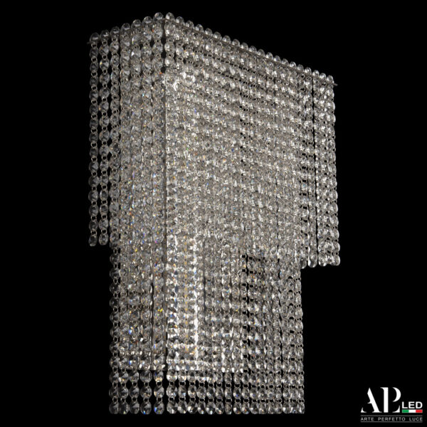 Бра светодиодные хрустальные SH500.B3.35-45.A.Ni.4000 Arte Perfetto Luce