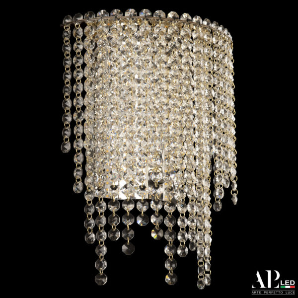 Бра светодиодные хрустальные SH500.B4.25-27.B.Gd.3000 Arte Perfetto Luce