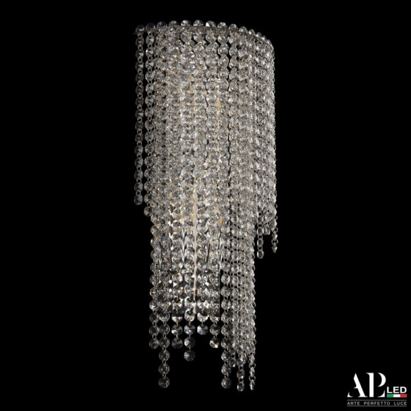 Бра хрустальный каскад SH500.B4.25-45.B.Ni.E14 Arte Perfetto Luce