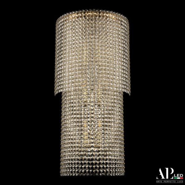 Бра хрустальный каскад SH500.B4.35-70.A.Gd.E14 Arte Perfetto Luce
