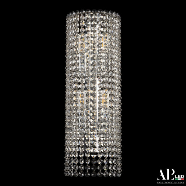 Бра хрустальный каскад SH500.B5.16-45.A.Ni.E14 Arte Perfetto Luce
