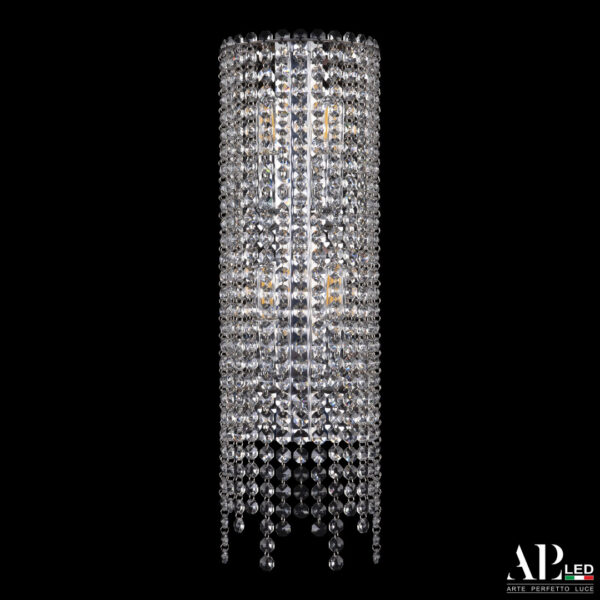 Бра хрустальный каскад SH500.B5.16-45.B.Ni.E14 Arte Perfetto Luce