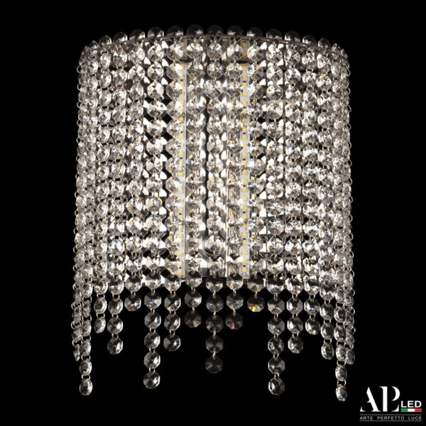 Бра светодиодные хрустальные SH500.B5.25-27.B.Ni.4000 Arte Perfetto Luce