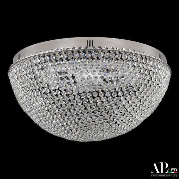 Люстра светодиодная хрустальная с пультом SH501.2.50.C.LED-DIM.Ni Arte Perfetto Luce