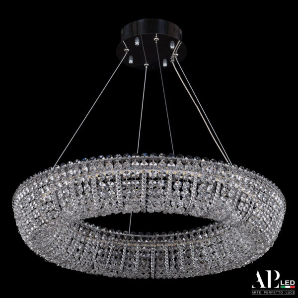 Люстра светодиодная хрустальная SH502.0.60.M.Ni.4000 Arte Perfetto Luce